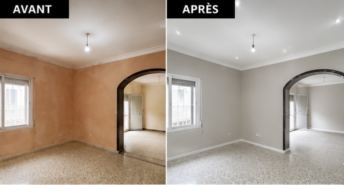 Transformation peinture intérieure