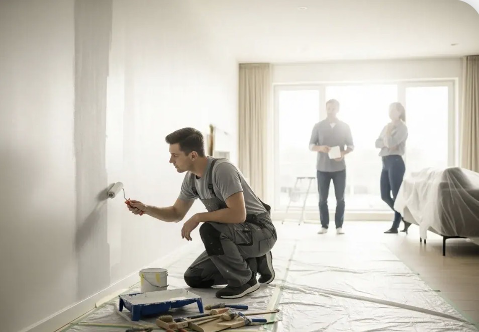 Peinture du bâtiment